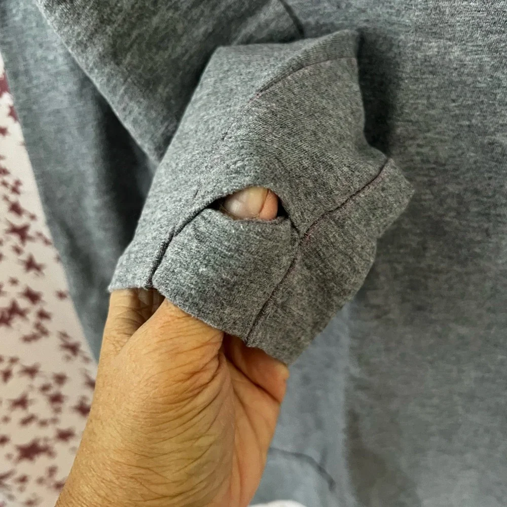 Bench Gray Sweatshirt with Magenta Interior - Picture 3 of 14